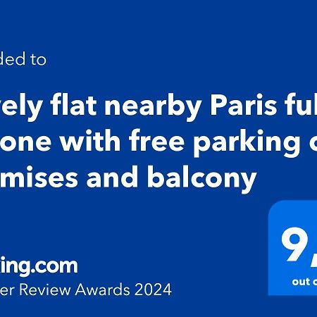 Lovely Flat Nearby Paris Fully Redone With Free Parking On Premises And Balcony Clichy Exterior photo